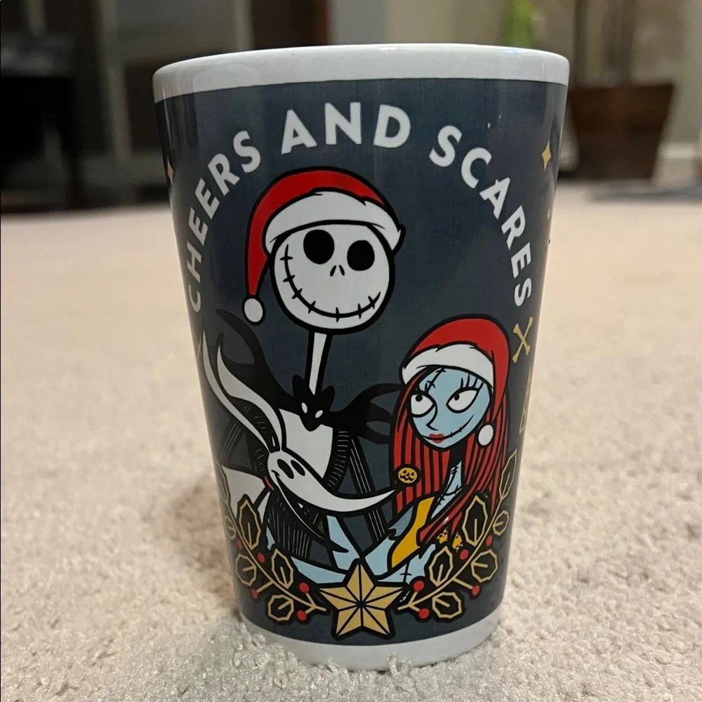 Disney Nightmare before Christmas White Ceramic Mug Base